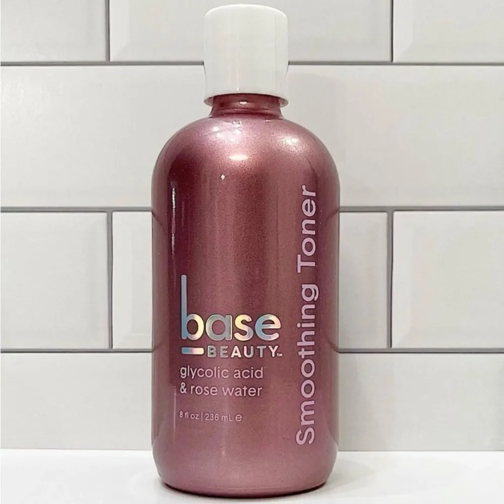Base Beauty Glycolic Acid & Rose Water Smoothing Toner 8oz